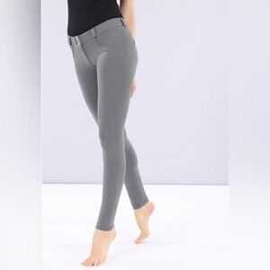 Freddy WR.Up low Rise Shapewear Stretch Jersey Dark Grey Full Length Leggings M